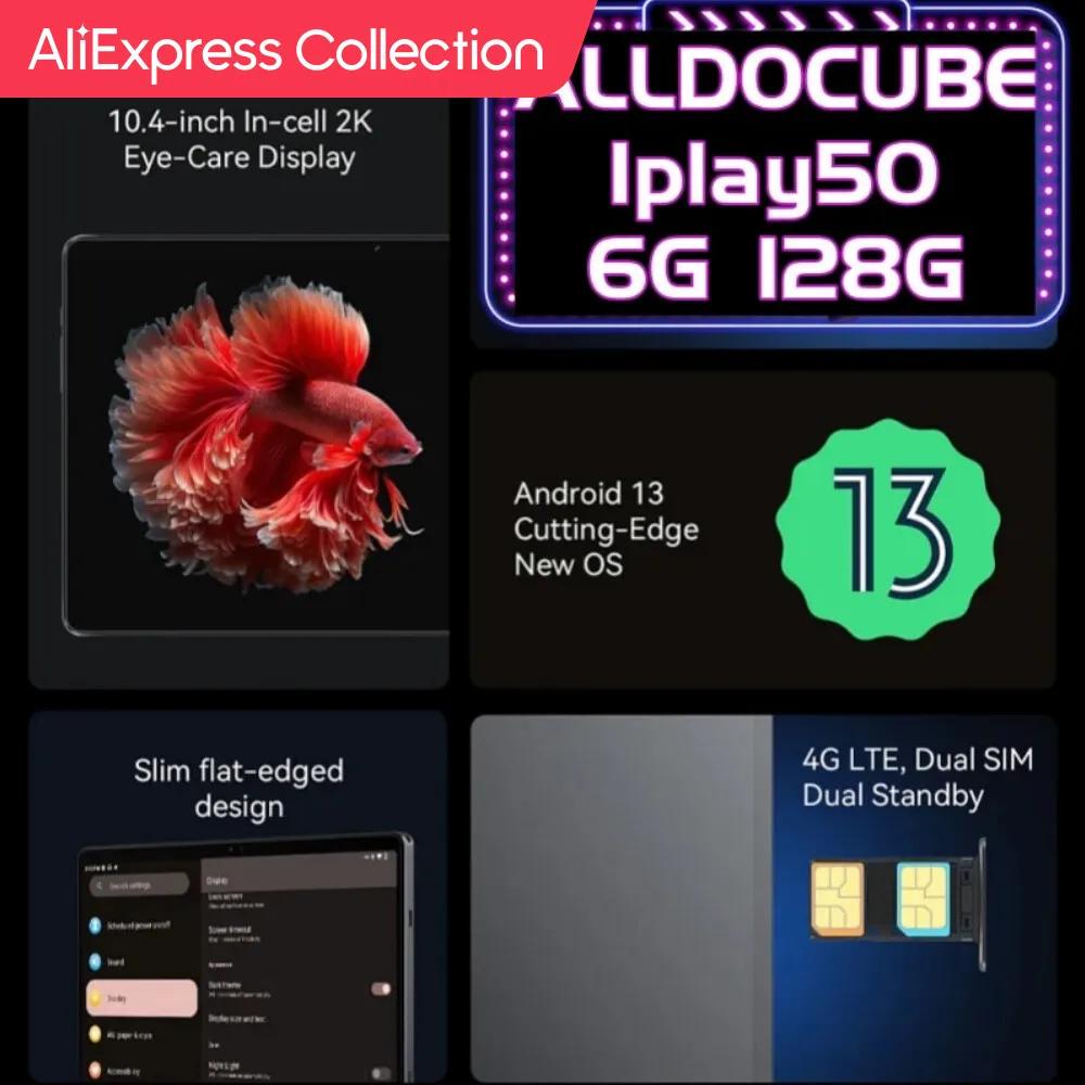 AliExpress ÷ Alldocube IPlay 50, 10.4 ġ 2000  1200 ػ º , T618 Ÿ ھ, ȵ̵ 13 OS, 6GB RAM, 128GB